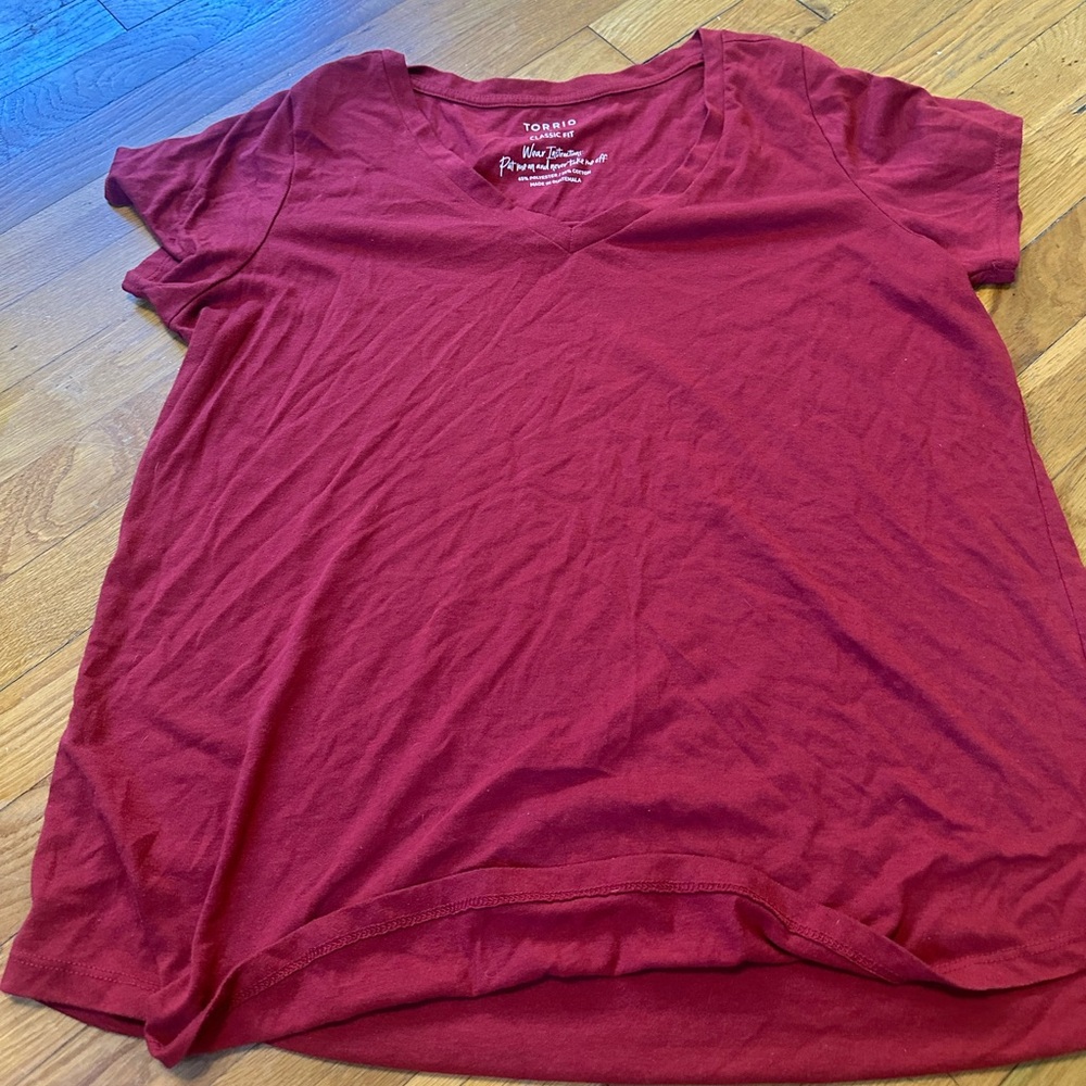 V neck t shirt